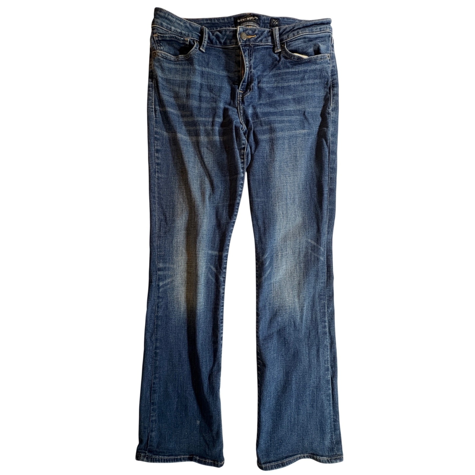 Lucky Brand Bootcut Jeans Womens 1432 Blue Medium Wash Stretch Denim Casual